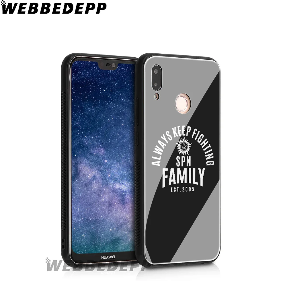 Чехол WEBBEDEPP из закаленного стекла для ТВ-шоу Huawei Mate 20 P20 P10 P Smart 2019 2018 &amp Honor 10 9 8X 7A Lite