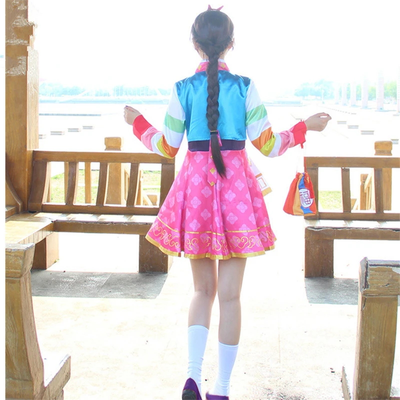 Новый весенний костюм для косплея OW D.va рождественские костюмы Hanbok униформа DVA