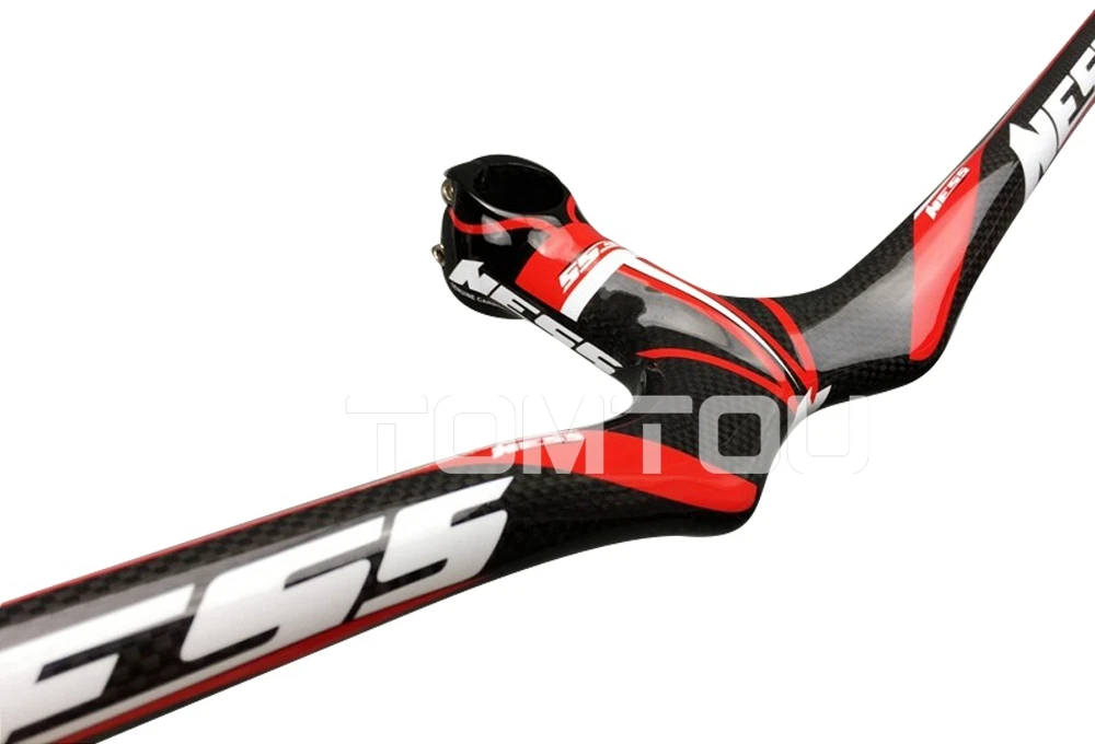 Несс карбоновый велосипед MTB однообразный Интегрированный руль со штоком велосипед Горный стояк руль