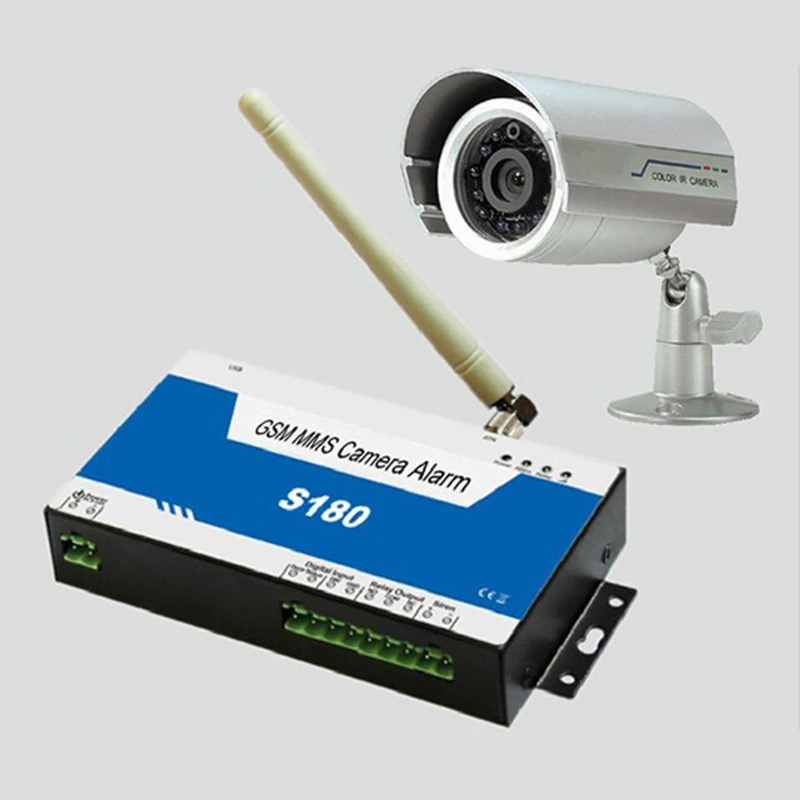 GSM MMS камеры контроллер S180 дистанционный переключатель PIR motion detector с IP тревогой sms