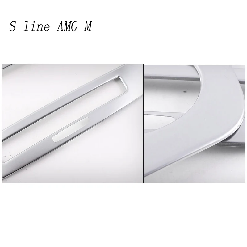 Автомобильный Стайлинг кондиционер CD панель накладка наклейка Накладка для Mercedes