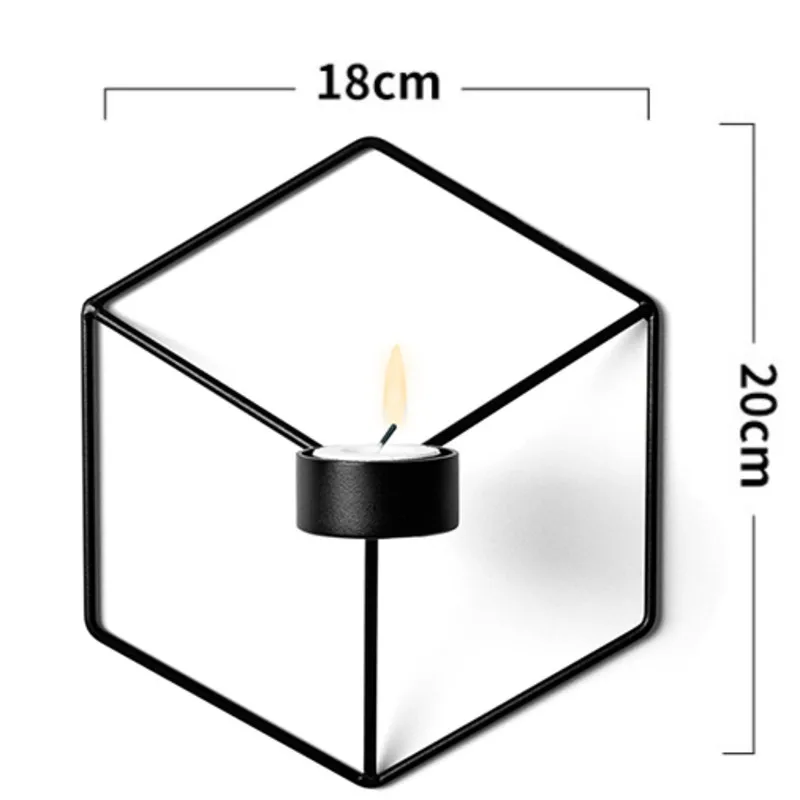 Geometric Tealight Modern Europe Candel Holders Candlestick Decoration Candelabra Wall Centerpieces Home Ornaments | Дом и сад