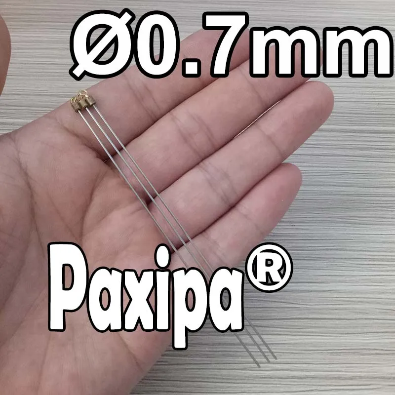 500 шт., Твердая стальная проволока, длинный полюс, вертлюг для рыбалки, нержавеющая сталь, баррель, подвижный соединитель, рыболовные принадлежности, снасти - Цвет: 0.7