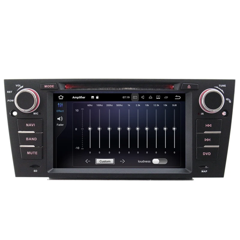 7 "HD четырехъядерный 1024*600 сенсорный автомобильный dvd плеер с экраном GPS