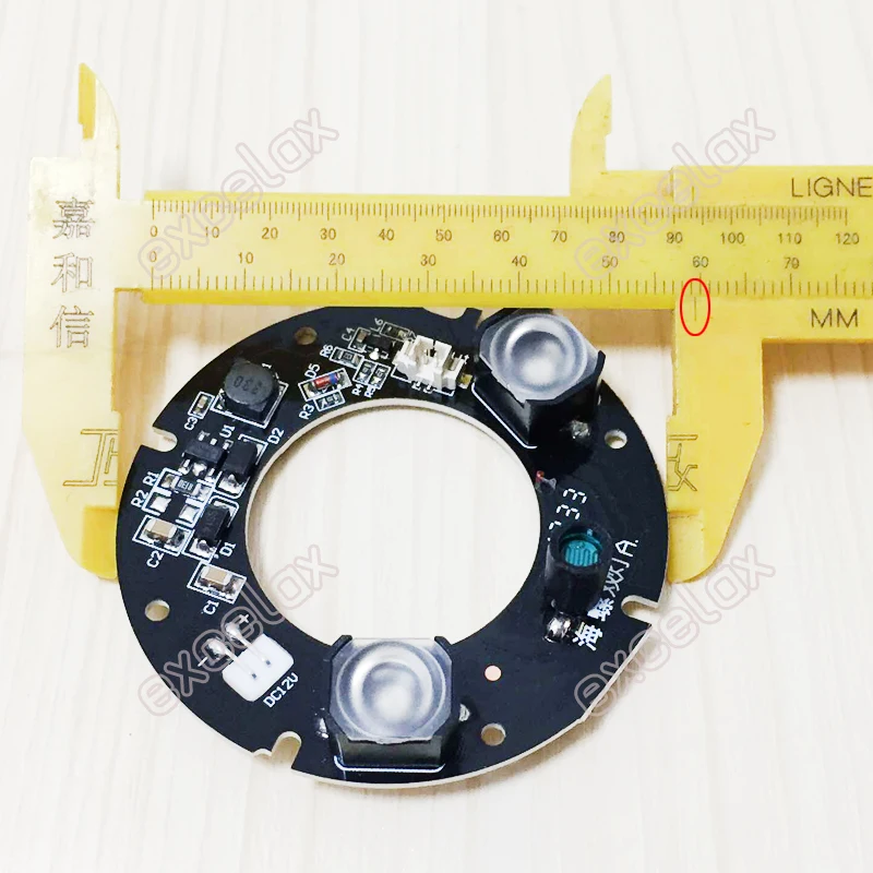 5 светодио дный шт./лот 2x LED массив ИК м ~ 20 круглая плата блока управления