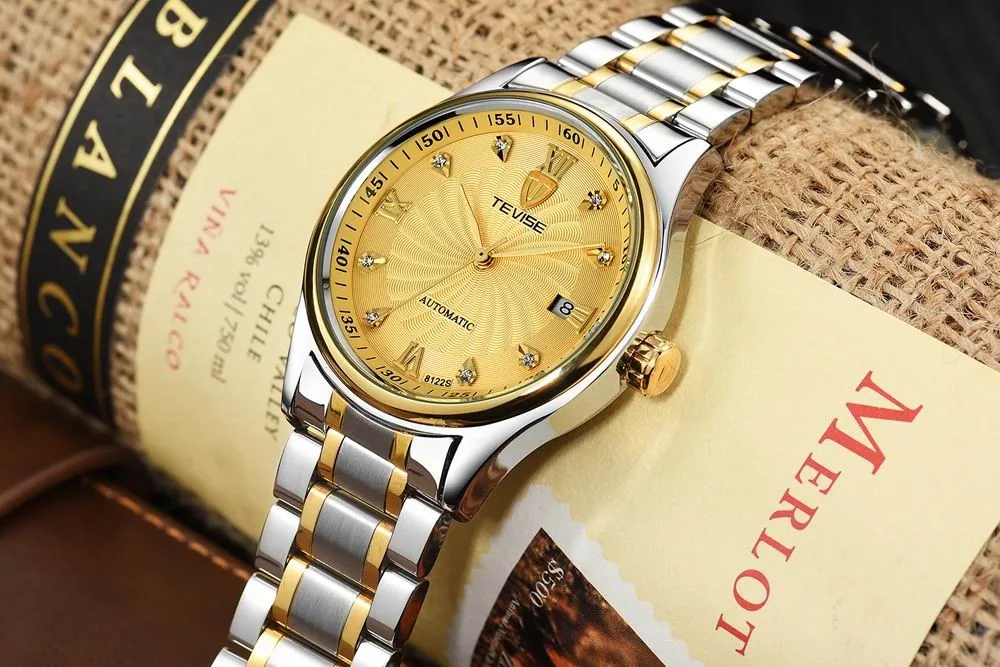 Мужские механические часы бренд Tevise Hours relojes hombre мужские часы Relogio Masculino военные спортивные мужские повседневные наручные часы