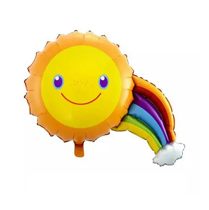Гигантские и samll Классические игрушки Фольга Свадьба солнце Радуга надувные