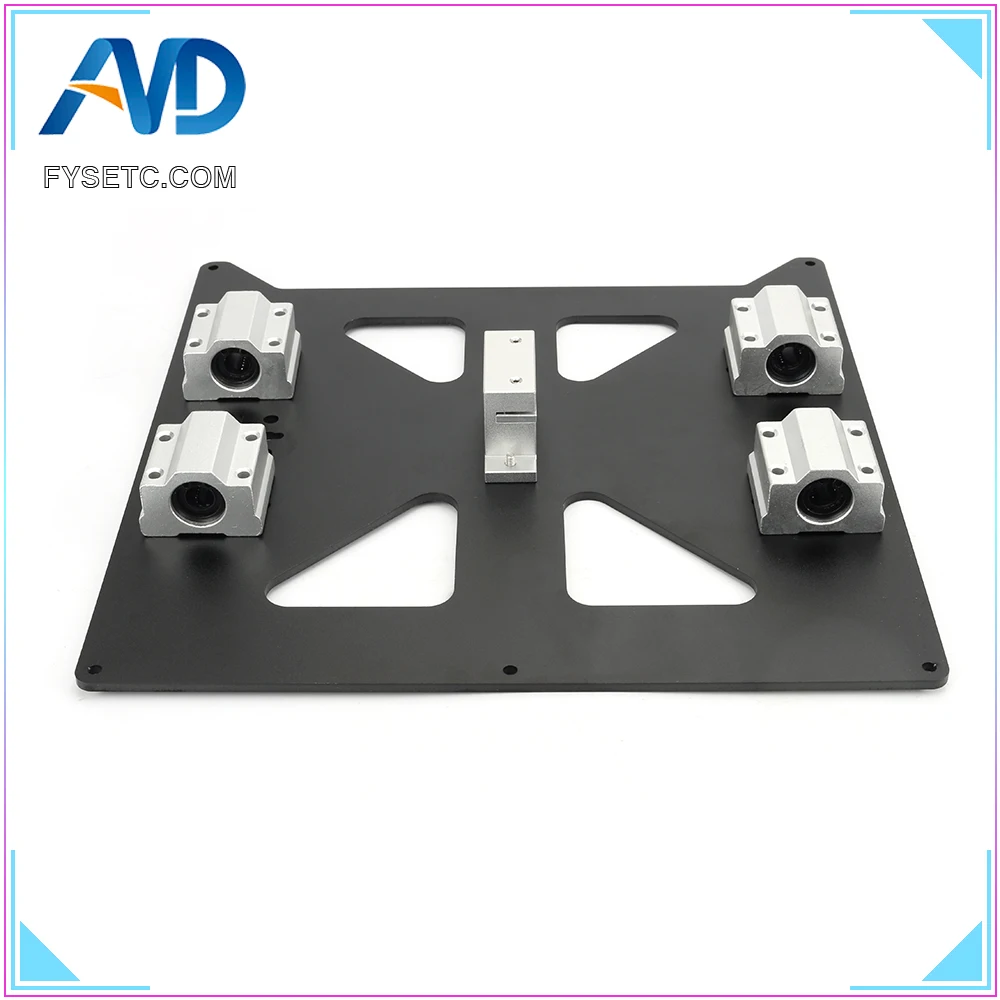 Алюминиевая анодированная пластина y-каретки с SC8UU pgrade Prusa i3 V2 опорная для горячей