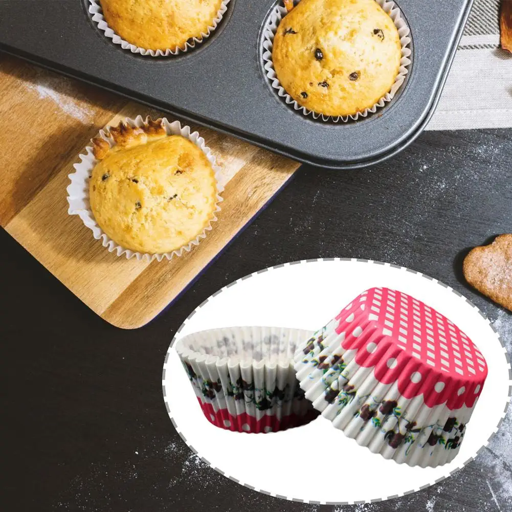 100 шт. формочки для кексов и десертов маслостойкие | Дом сад