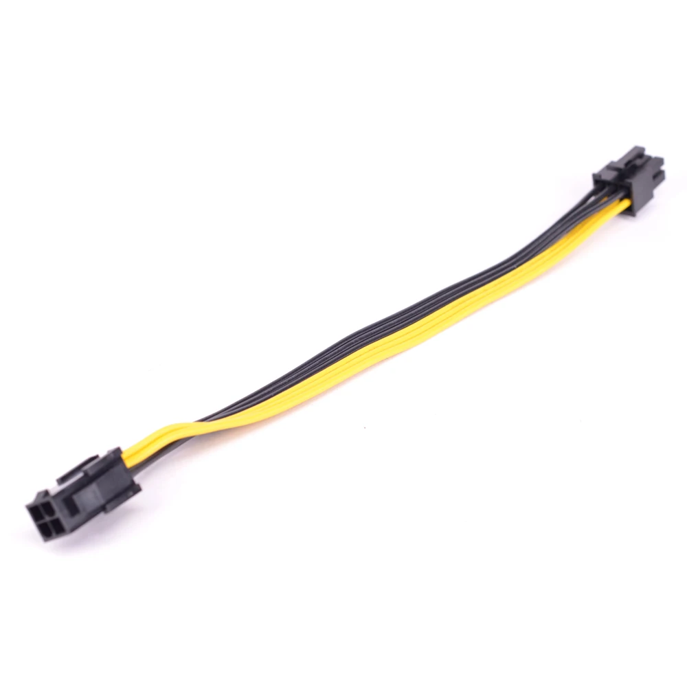 Кабель питания PCI-e 6Pin (штекер)/CPU 4Pin (гнездо) кабель преобразования мощности ATX 12 В 4Pin к PCI express 6 Pin 18AWG