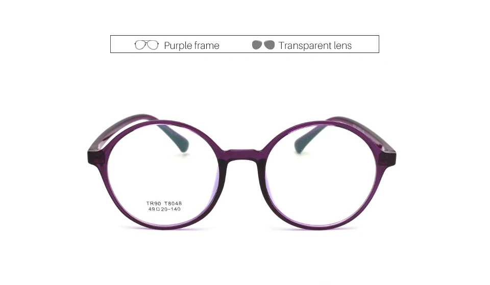 OVZA Fashion TR90 оправа для очков Ультралегкая прозрачная линза прозрачные очки для женщин и мужчин оптические очки с круглой оправой S5063