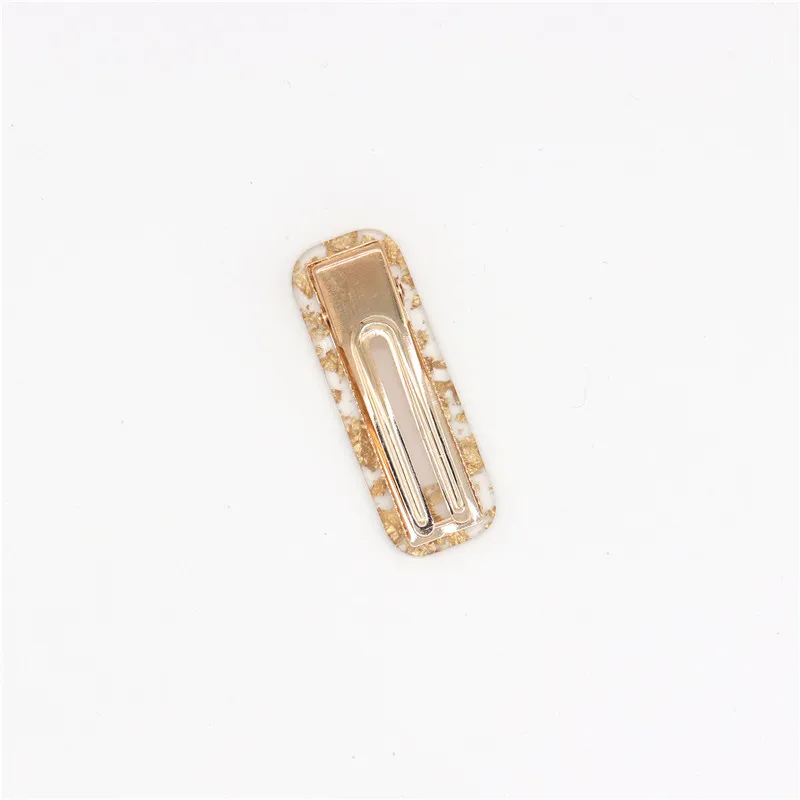 2Pcs Korean Hair Clips For Women Vintage New 2019 Girls Acrylic Hollow Waterdrop Rectangle Pins Tin Foil Sequins Barrettes | Красота и