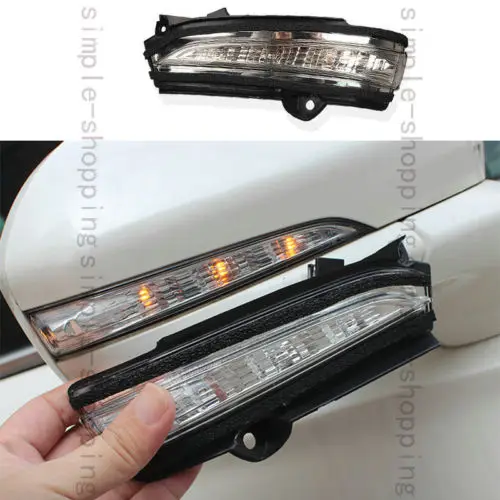 2x левый + Rigth зеркало заднего вида поворотное Сигнальное освещение для Ford Fusion Mondeo