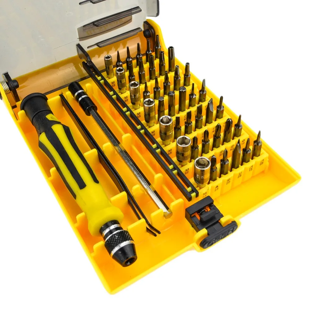 Набор многофункциональных прецизионных магнитных отверток JK 6089 A/B/C 45 в 1 набор