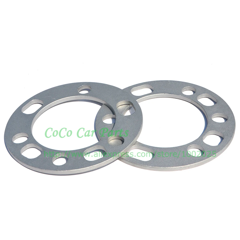 4 шт. Универсальный Литые алюминиевые колесные проставки прокладки тарелки 6 мм ET