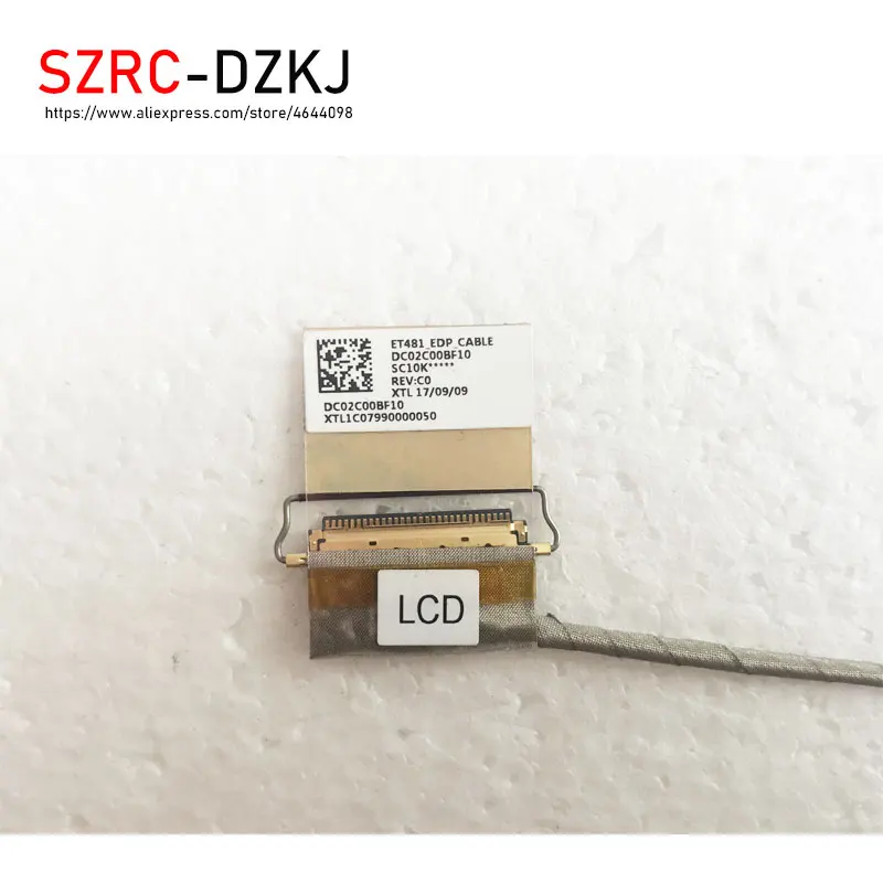 Новый оригинальный фирменный LCD/LED/LVDS видео/аудио кабель для ноутбука Lenovo Thinkpad T480S
