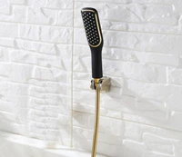 toilet gold and black hand held shower shattaf spray douche kit jet abs golden holder 1 5m hose bd458