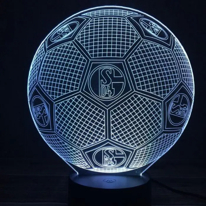 Настольная лампа с 3D светодиодами USB для сна подарок на Рождество детей друзей