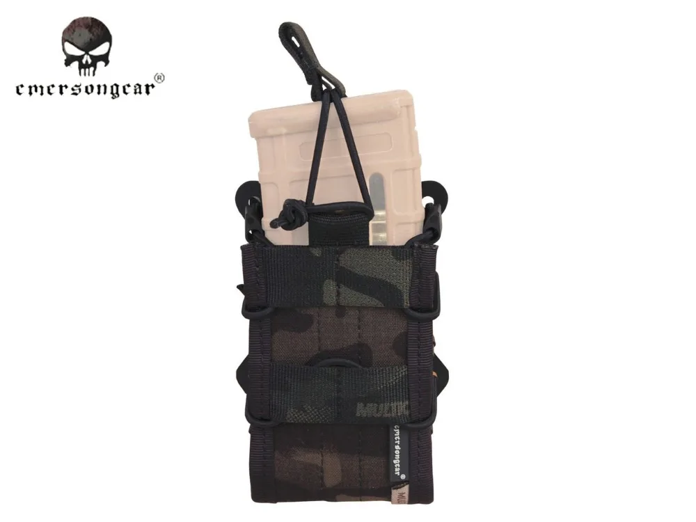 EmersonGear двойная модульная флейта тактическая утилита Molle Магнитная сумка