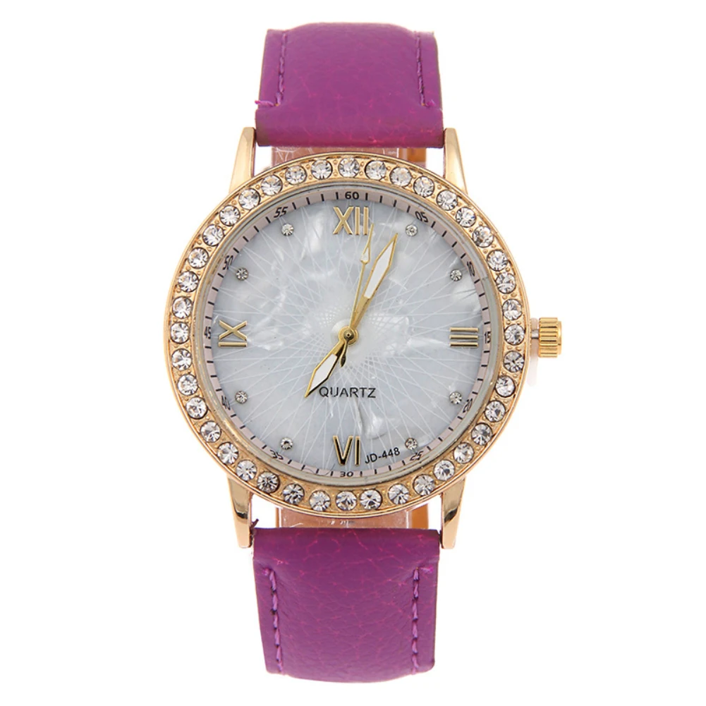Женские кварцевые наручные часы montre femme модные стразы с римскими цифрами и