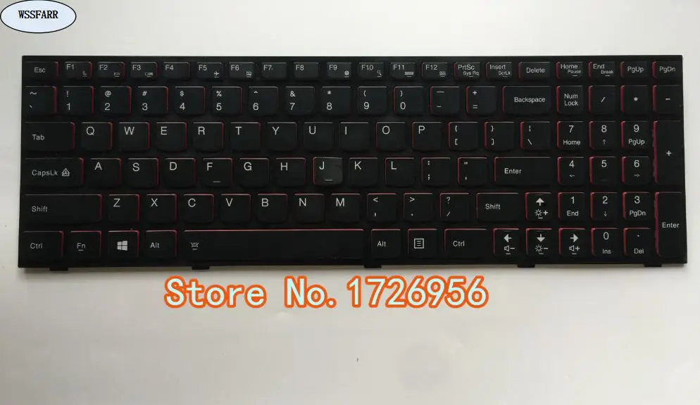 С подсветкой США клавиатура для ноутбука Lenovo IdeaPad Y500 y500n y500nt y500s Y510 y510p y590 y590n 25205474 9z.
