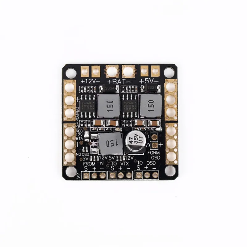 Плата распределения мощности CC3D NAZE32 F3 PDB PCB 5 В 12 светодиодный выключатель BEC для