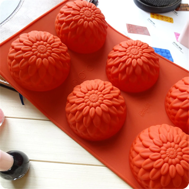 Подсолнечника Высокое качество Новые силиконовые DIY мыло ручной работы форма для