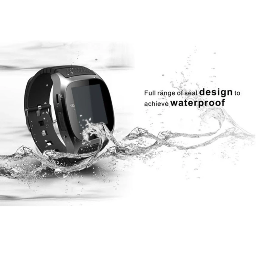 Спортивные умные часы с Bluetooth Роскошные наручные M26 циферблатом SMS напоминанием