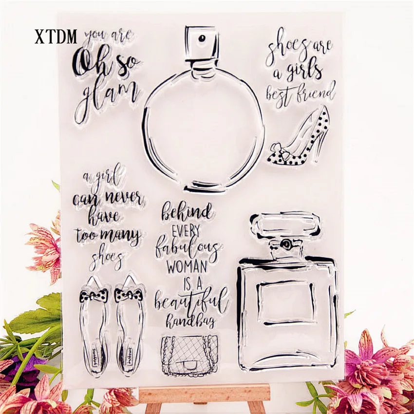 Горячая Распродажа флакон духов прозрачные штампы/силиконовые уплотнения