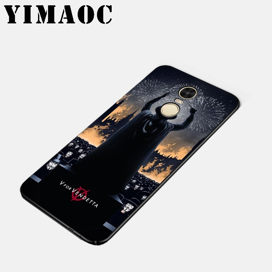 YIMAOC V для Vendetta Мягкий силиконовый чехол Xiao mi Red 6 Note 4X 4A 5A 5 Plus A1 A2 Pro Lite 8 |