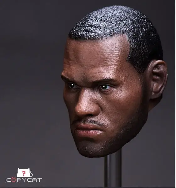 1/6 Head Sculpt For LeBrown James Copycat Rage Ver. With Band | Игрушки и хобби