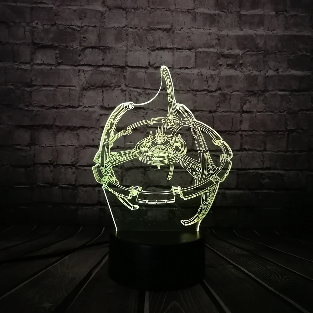 Новое поступление звездная война трек 3D яркие разноцветные лампочки RGB