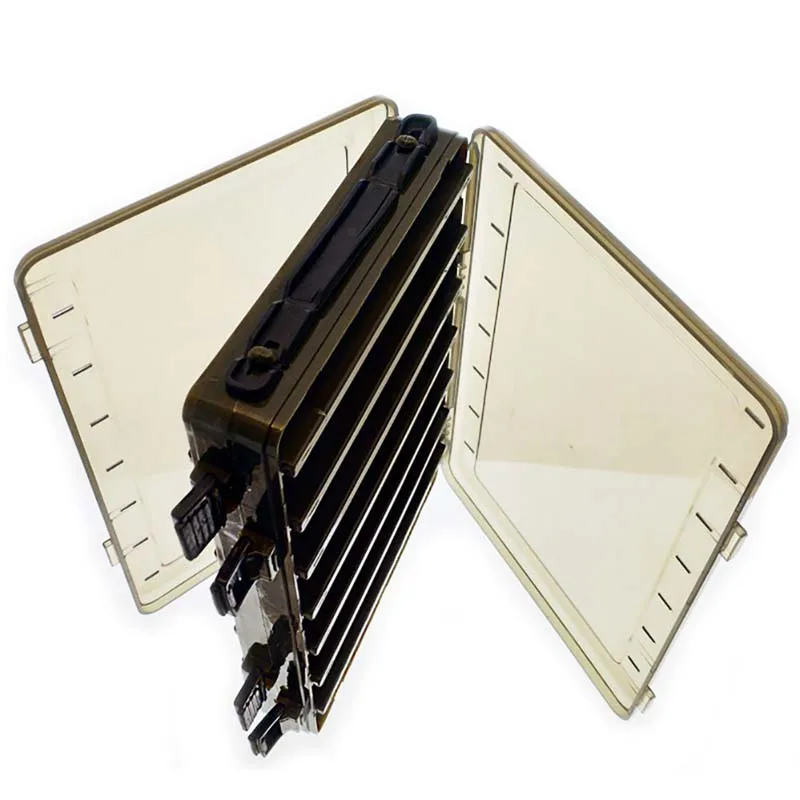GX Океанская коробка для рыболовных снастей двухсторонняя портативная коробка для искусственных приманок - Цвет: GX