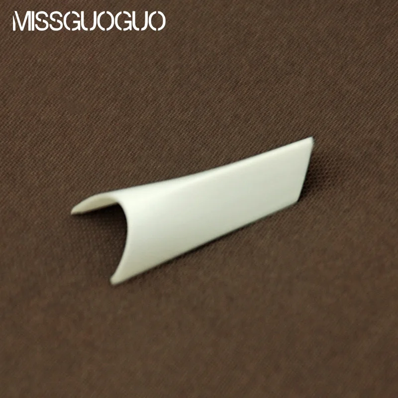 100 шт. натуральные прозрачные и белые накладные ногти акриловые французский