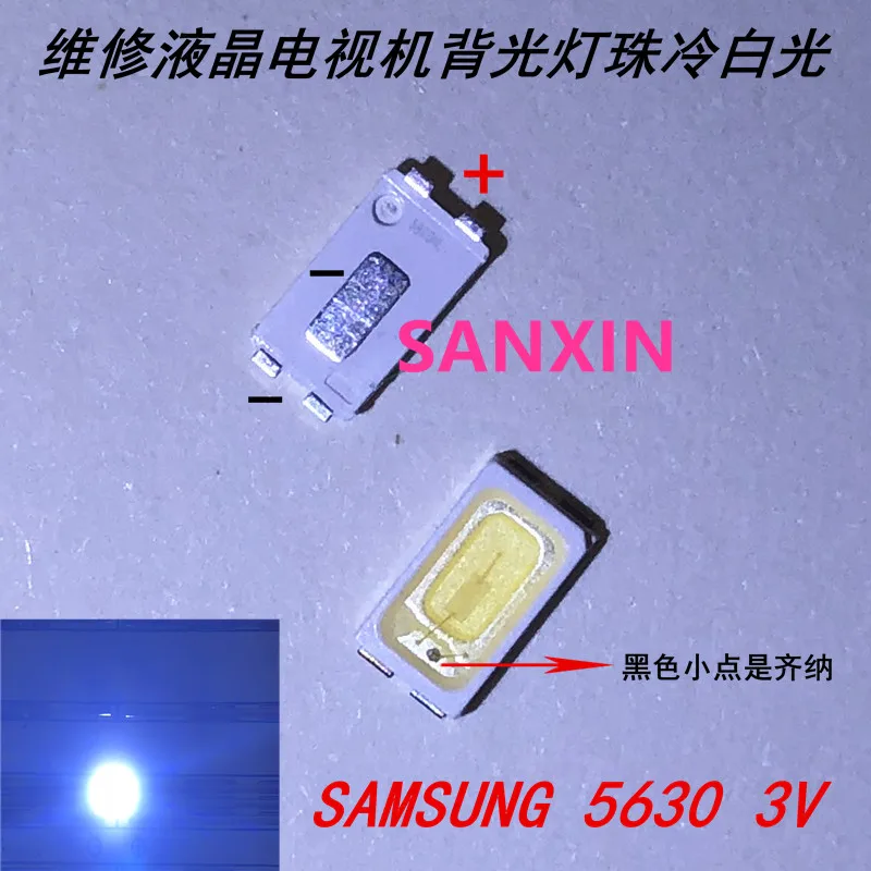 Светодиодная подсветка для телевизоров SAMSUNG 100 шт. 0 5 Вт 3 в 5630 холодный белый цвет |
