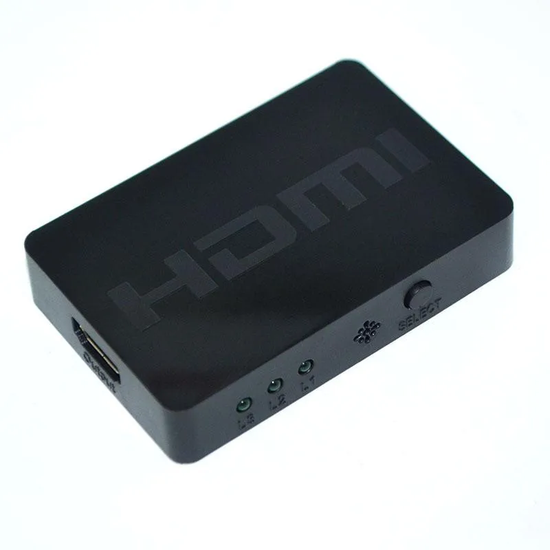 3 порта 1080P видео HDMI переключатель сплиттер ИК пульт дистанционного управления