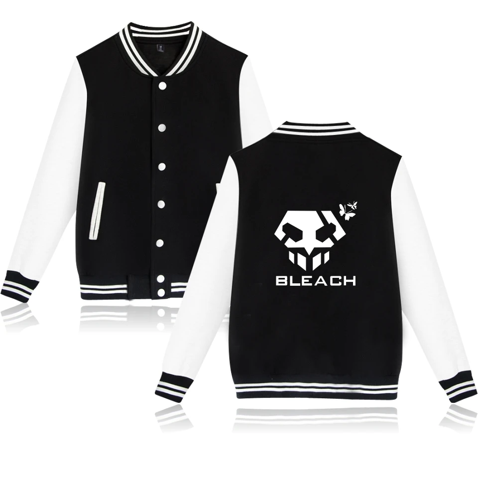 

LUCKYFRIDAYF Bleach модная спортивная бейсбольная куртка с принтом для мужчин и женщин, толстовки, пальто, повседневные толстовки с длинными рукавам...