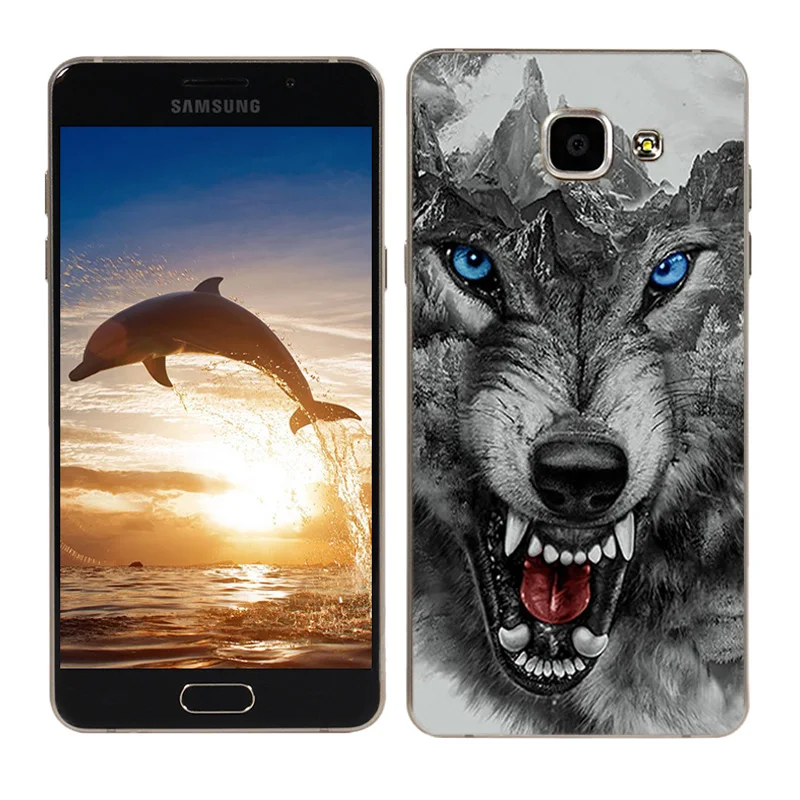 Чехол для телефона s для samsung Galaxy A3 A5 TPU Fundas Para Coque чехол для телефона С Рисунком Тигра для Galaxy A7