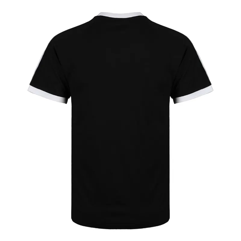 Оригинальная футболка с 3 полосками Adidas Originals мужские футболки коротким рукавом