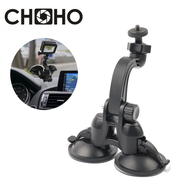 

Car Mount Suction Cup Windshield Vacuum Strong Double Supportor for GoPro 11 10 9 Xiaomi Yi 4K Lite SJCAM Go Pro Accessories