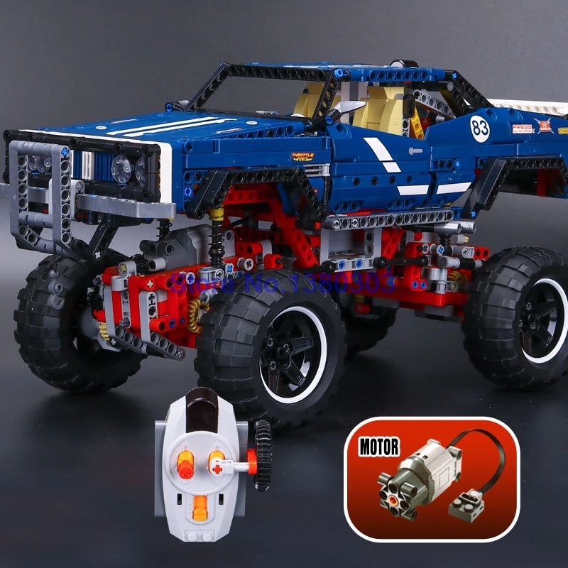 Строительные блоки модели гусеничных блоков 4x4 20011 совместимые с лего 41999 для