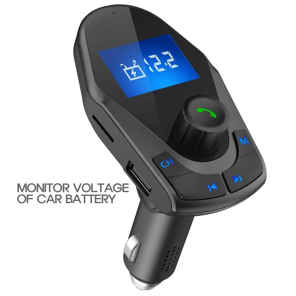 Nulaxy Bluetooth fm-передатчик Аудио Автомобильный MP3-плеер беспроводной автомобильный
