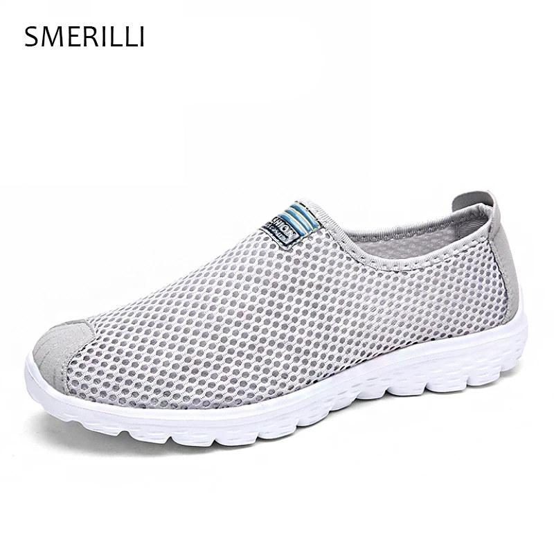 2018 унисекс Лето Обувь с дышащей сеткой Мужская обувь Легкий Для мужчин Туфли без