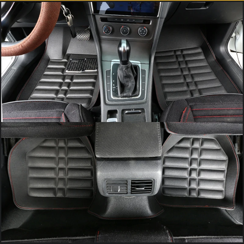 Wenbinge Universal car floor mat For Mercedes Benz w211 cla w212 e-classe gla w176 glk w245 gle a180 accessories styling |