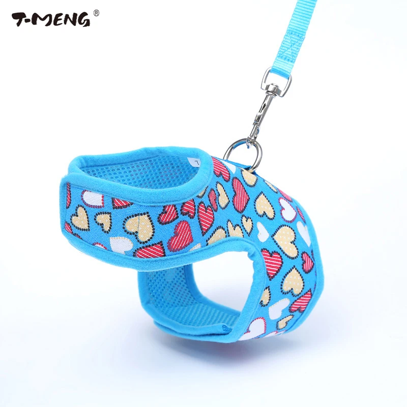 T MENG товары для домашних животных щенок маленькая собака жилет поводок набор
