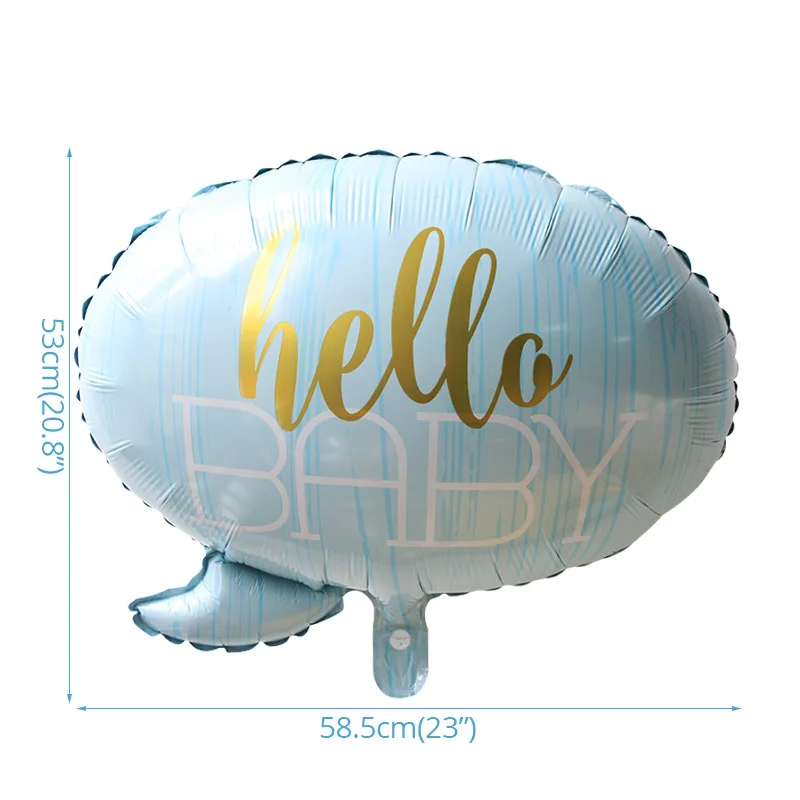 1 шт baby shower это мальчик/девушка с воздушными шарами 1-й воздушный шар на день рождения Корона Лук globos День рождения украшения Дети baloon - Цвет: 1pcs balloon