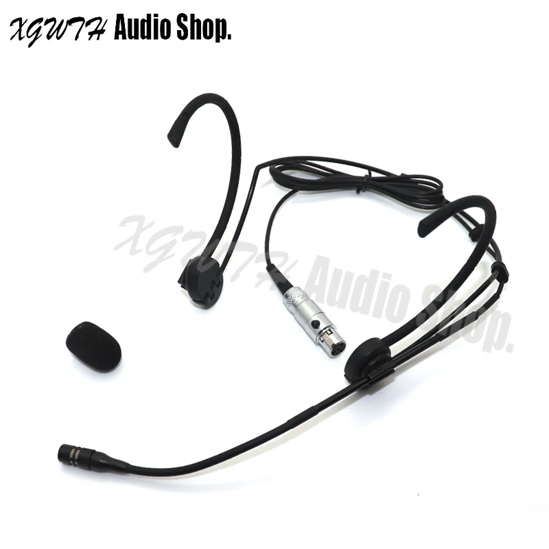 Складная двойная Ушная головка гарнитура головной микрофон для AKG Shure Audio-Technica Sennheiser MiPro Беспроводная авиационная предохранительная вилка