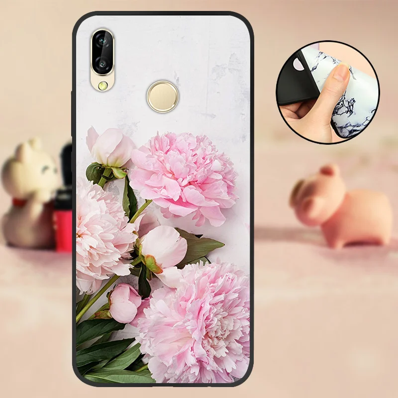 Чехол для Huawei NOVA 3 черный чехол 3i задняя крышка из ТПУ i силиконовый мягкий P Smart Plus