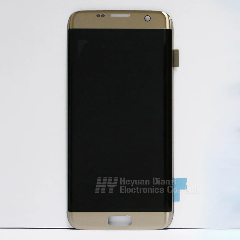 Сжигаемый в тени для samsung Glaxy S7 Edge G935F G935A G935FD ЖК-дисплей с сенсорным экраном дигитайзер 5,5 ''Super AMOLED