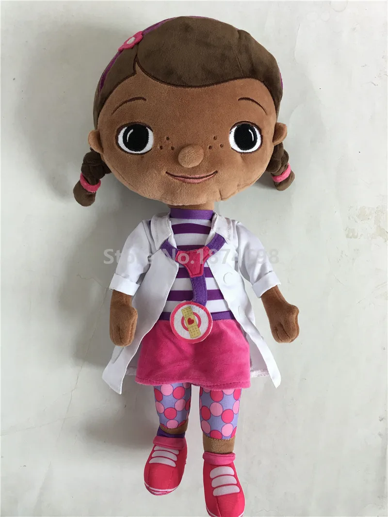 Doc McStuffins игрушки в форме подушки большой Doc Doctors плюшевая кукла для девочек игрушка 50 см милые мягкие куклы для детей детские подарки